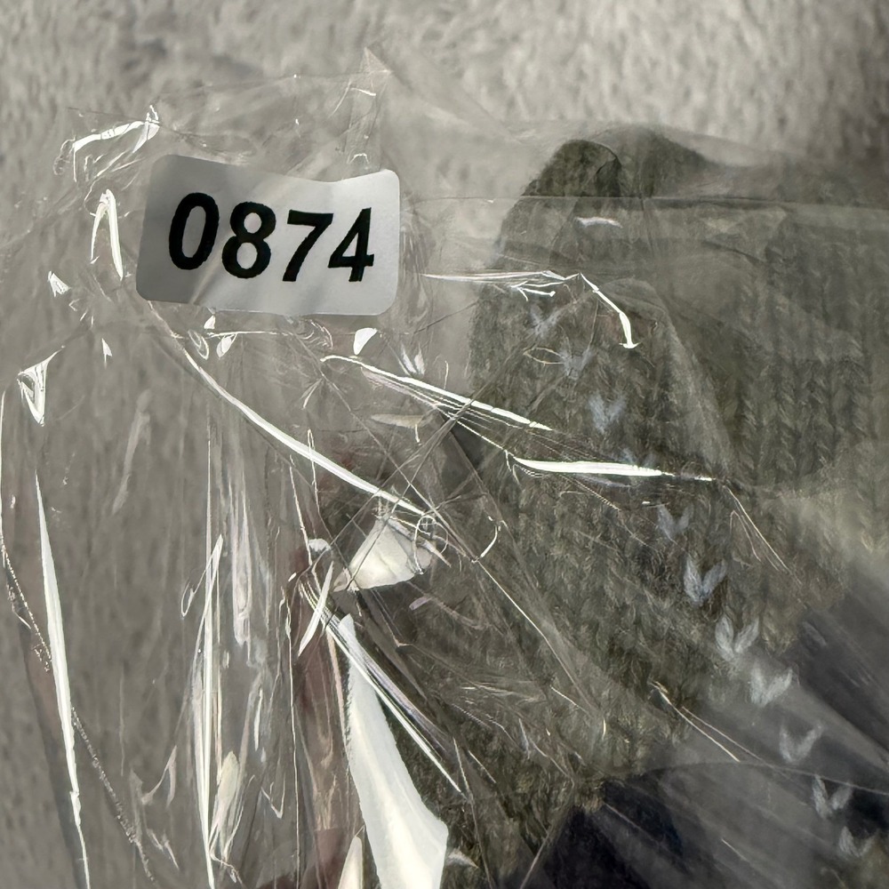 LL Bean Sweater Mens XL Green Argyle Lambswool V Neck Preppy Eclectic Grandpa‎ - Picture 8 of 9